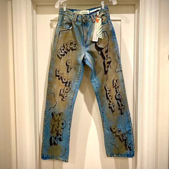 Off-White graffiti jeans - Picture 10 of 13